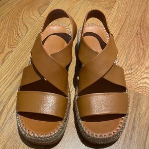 Brown sandals